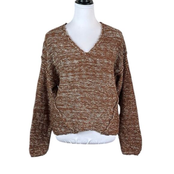 Universal Thread Brown V-Neck Women's Sweater, Size S, NWT - Picture 2 of 9